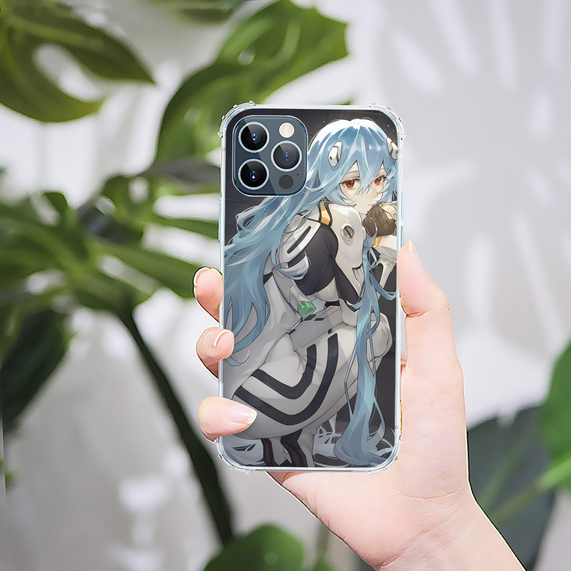 （画像用） EVA 新世紀エヴァンゲリオン 【iPhone 12シリーズ対応】透明スマホケース（クリアソフトケース）
